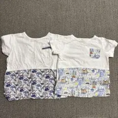 センスオブワンダー 半袖Tシャツ 2枚セット 100 90のサムネイル