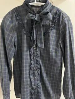 OLIVE des OLIVE チェック シャツ レトロ 古着のサムネイル