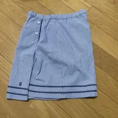 チェック柄ハーフパンツ（青と白）