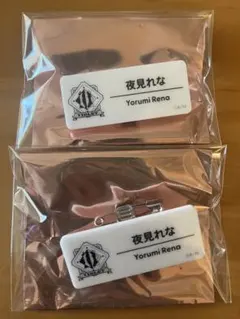 にじフェス 2025 ネームバッジ Hグループ 夜見れな