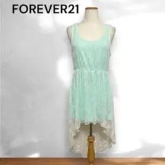 新品 FOREVER21 花柄レース ワンピース ノースリーブ 夏服 ガーリー