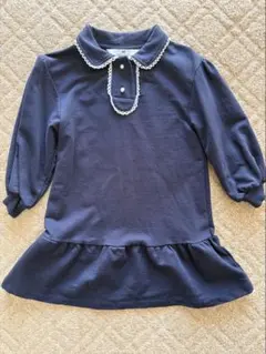 H&M ネイビー 紺ワンピース 100cm女の子
