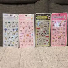 ふ*ん様 PEANUTS スヌーピー ぷくぷくシール Ａ・Ｂ・Ｃ・Ｄ柄　4枚セッ