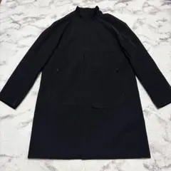 Theory スタンドカラーコート M 黒