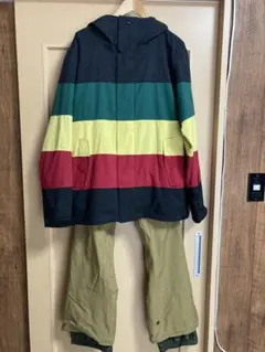 QUIKSILVER スノーボードウェア上下セット　おまけ付き　BURTON