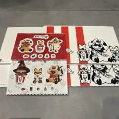 KFC ケンタッキーモンスターハンター　ステッカモンハンコラボwhite red