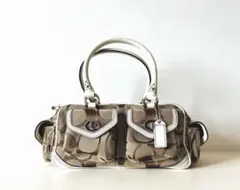 COACH コーチ　レガシー　ターンロック　ミニボストン　バッグ