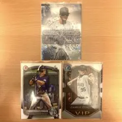 チャーリー・コンドン topps bowmanインサートカード３枚セット