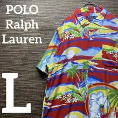 90s POLO RALPH LAUREN リネンシャツ 半袖 総柄 ペイズリー - メルカリ