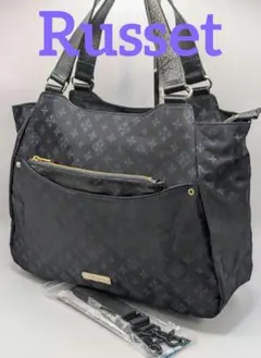 ラシット Russet 2WAY トートバッグ モノグラム 美品 Y2K