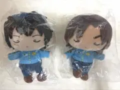 名探偵コナン コナンカフェ 全サ おすわり ぬいぐるみ 萩原 研二 松田陣平 名探偵コナン コナンカフェ 全サ おすわり ぬいぐるみ 萩原 研二 松田