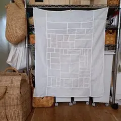 ポジャギ　123×73 オフホワイトリネン　No.216 ポジャギ 123×73 オフホワイトリネン No.216|mercari商品代購