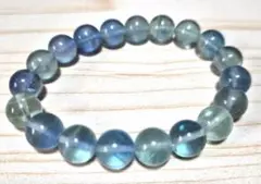 ブルー・グリーンフローライト天然石ブレスレット