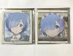 Re:ゼロから始める異世界生活 カラオケの鉄人 レム 缶バッジ 色紙