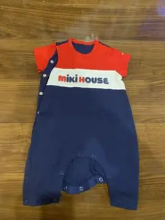 Miki House ロンパース Uサイズ 赤/ネイビー