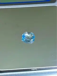 ブラジル産スカイブルートパーズ2.10ct 9.1×7.1mmオーバルファセット