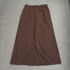 【値下げ不可】ショコラフィネローブ　ブラウン　スカート　F