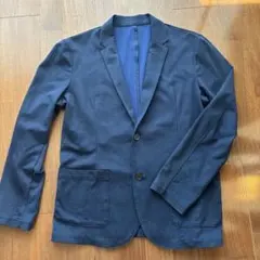 THE SHOP TK ネイビー チェック柄 ジャケットのサムネイル