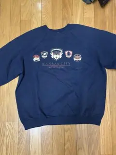 TULTEX スウェット フェード ネイビー USA製 90s 古着