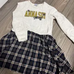 ANNA SUI Mini ドッキングワンピース 140 130