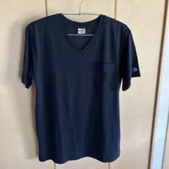 【未使用】Champion チャンピオンネイビーTシャツ［LLサイズ］