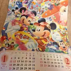 ディズニー 壁掛けカレンダー 2026年【第一生命】