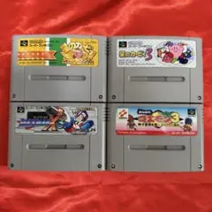 SFC スーパーファミコン4本セット ゴエモン3 ロックマンX3 星のカービィ3