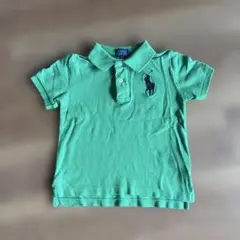 POLO RALPH LAUREN ビッグポニー　ポロシャツ 3T 100 緑