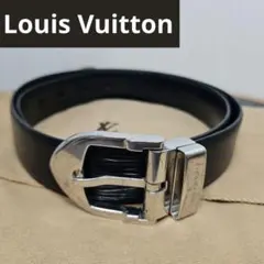 【極美品】ルイヴィトン タンブール エピ レザーベルトブラック LOUIS VUITTON ルイ・ヴィトン タンブール モノグラム 替え