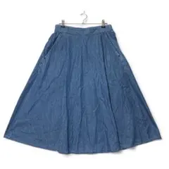 AZUL BY MOUSSY アズールバイマウジー/ミディ丈スカート/S/ブルー