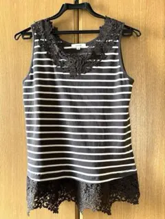 Studio CLIP レース付きタンクトップ