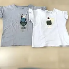 GLOBAL WORK & a.v.v Tシャツ 120cm 2枚セット