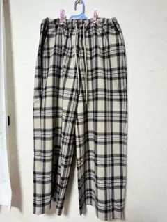 PUNYUS チェック柄カジュアルパンツ サイズ2