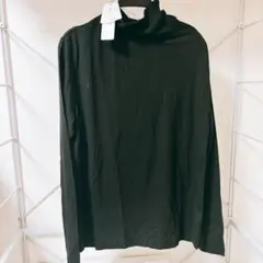 comcoca タートルネック カットソー ブラック