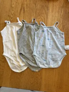 ベビー肌着 3点セット キャミソール　ロンパース