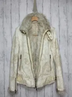 希少！美品！トルネードマート マイクロスエード フェイクレザー ライダース