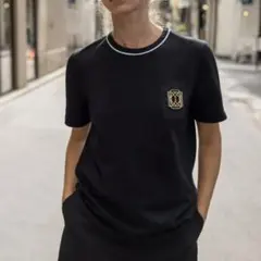 【ZARA】ブローチ付きTシャツ Sサイズ タグ付き 新品未使用のサムネイル