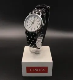 【美品】タイメックス ウィークエンダー31mm ドット柄 新品電池 保証書 稼働