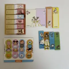 付箋まとめ売り　ディズニー　ベル　アリス　ツムツム