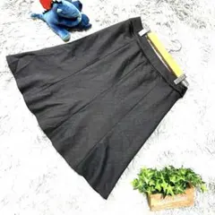 良品 NETTO di MAMMINA 膝丈スカート 38 グレーのサムネイル