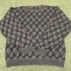 TSR 幾何学模様 セーター XL