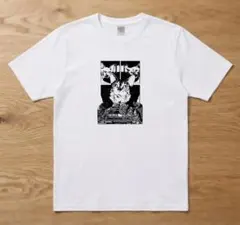HOME ALONE 猫 パロディ Tシャツ ホワイト