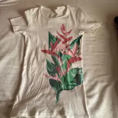 Maualoo フラワー柄 半袖トップス　サイズM