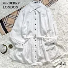 BURBERRY LONDON バーバリーホワイトコットンデニムシャツ BURBERRY LONDON バーバリーホワイトコットンデニムシャツ - メルカリ