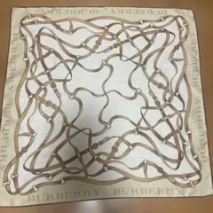 Burberry 大判 ハンカチ ベルト柄