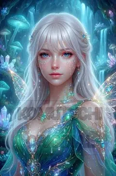 コムテチオリジナル　妖精　デジタルアート　2Lサイズ