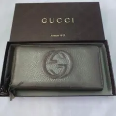 GUCCI ソーホー長財布 ラウンドファスナー タッセル付き 訳あり - メルカリ