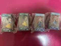 Qposket ミニチュアコレクション4 アリエル×2白雪姫×2