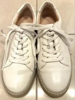 アシックスWALKING GIRO ホワイトレザーシューズ