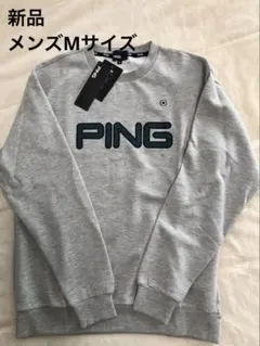 ピン☆新品メンズM☆トレーナー